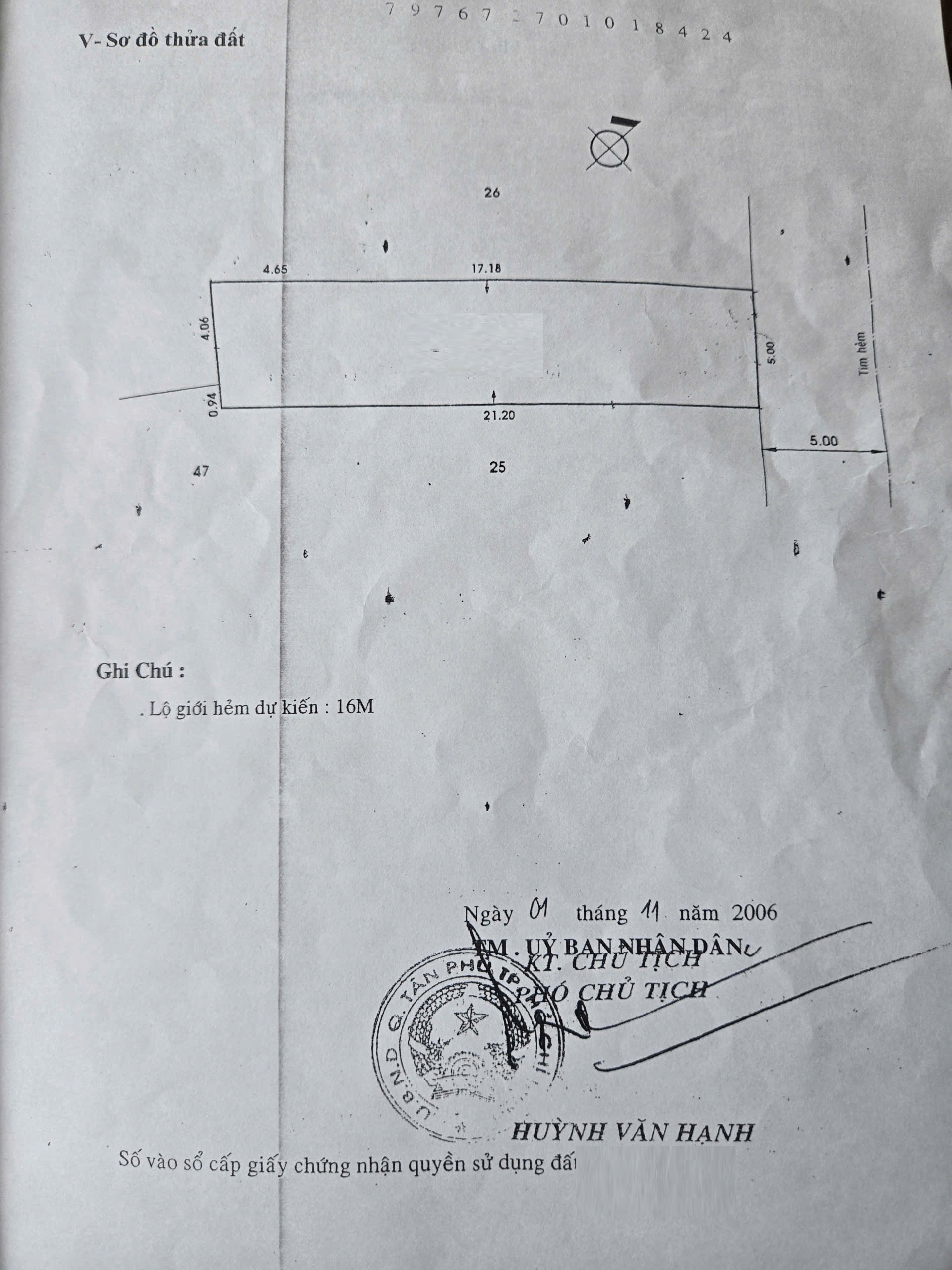 Nhà hẻm Tân Sơn Nhì. DT: 5mX21.5m, đúc lửng. Giá 15.2tỷ