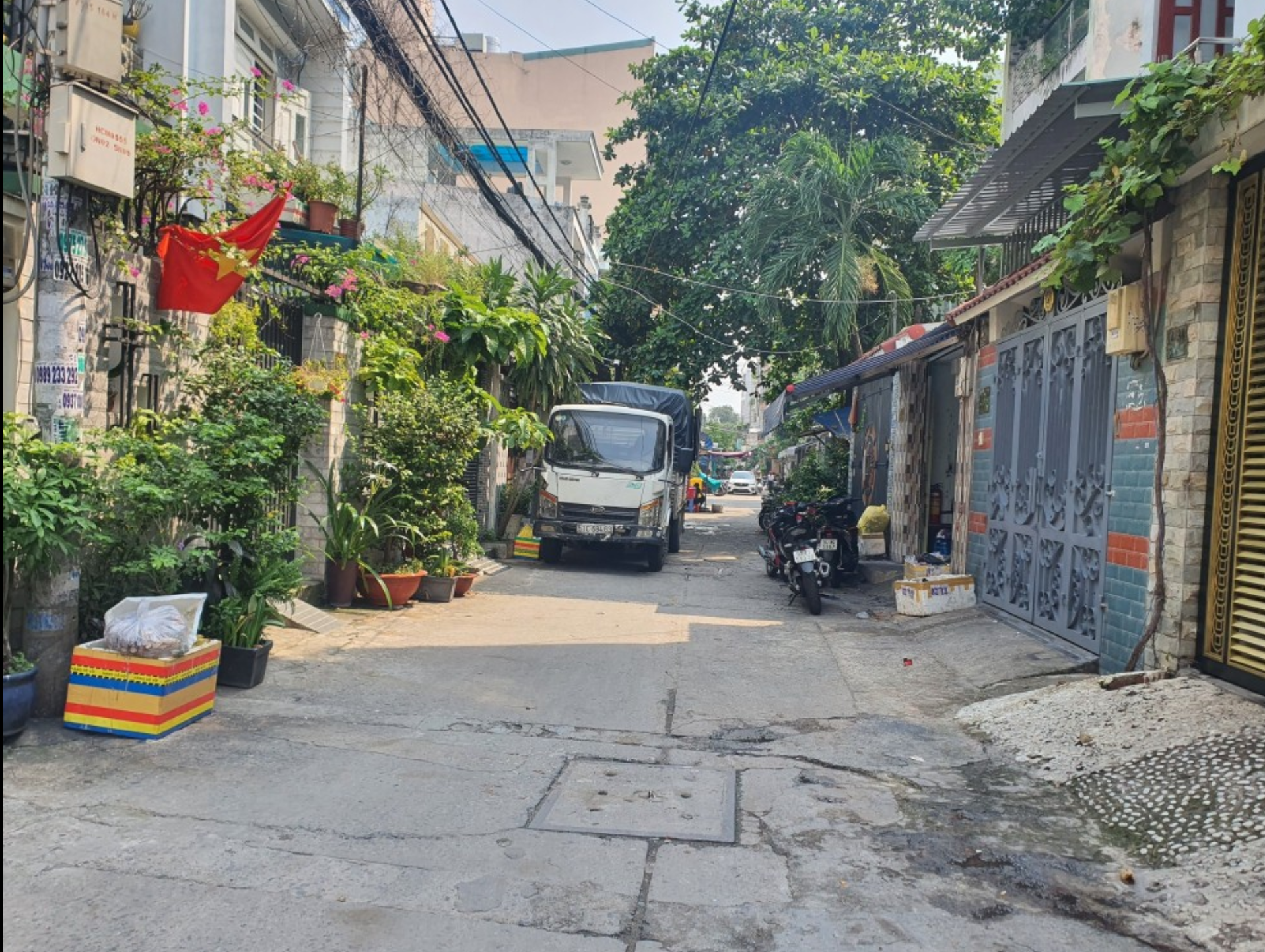 Bán Nhà hẻm Nguyễn Súy 7.3 x 39m hậu 19.55m